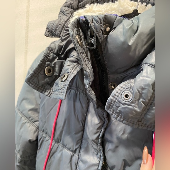 American Eagle grey puffer coat - Picture 4 of 16